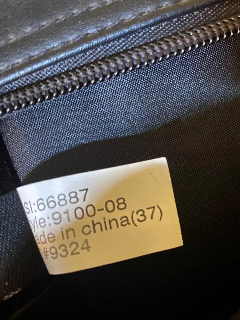 Leeds Black Leather Pharmaceutical Rep Bag Eli Lilly Zyprexa Pockets Travel